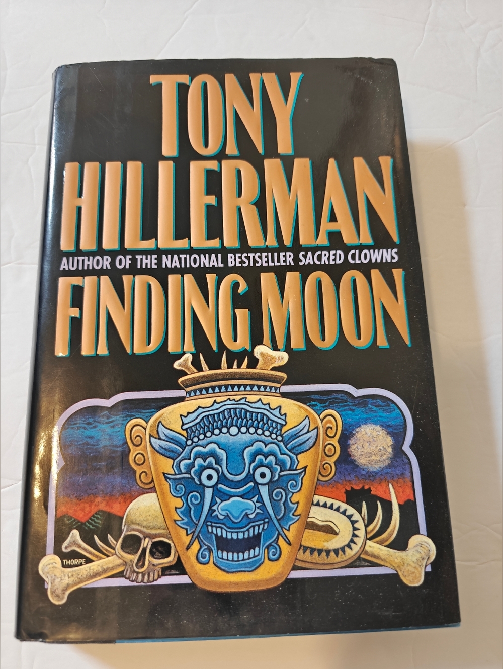 Finding Moon Hardcover Book By Tony Hillerman 1995 First Edition